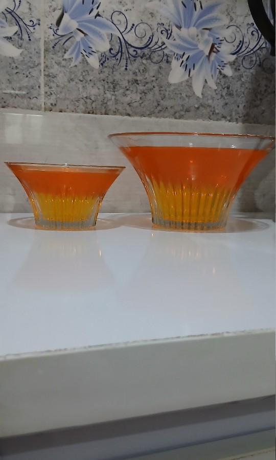عکس ژله دو رنگ
