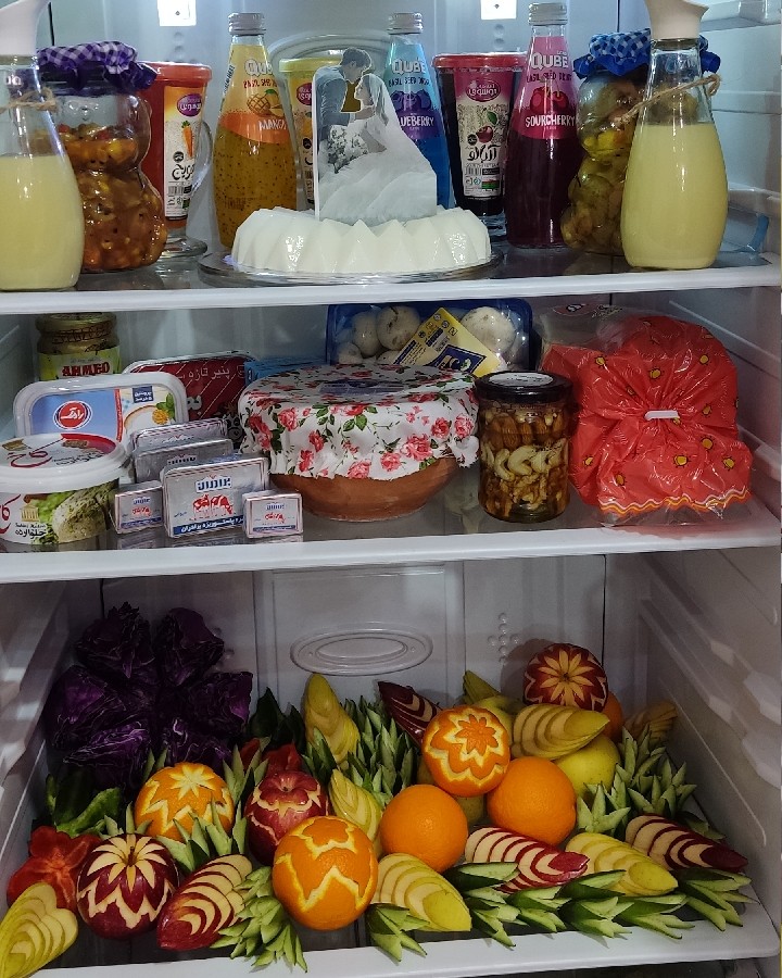 تزیین یخچال عروس 