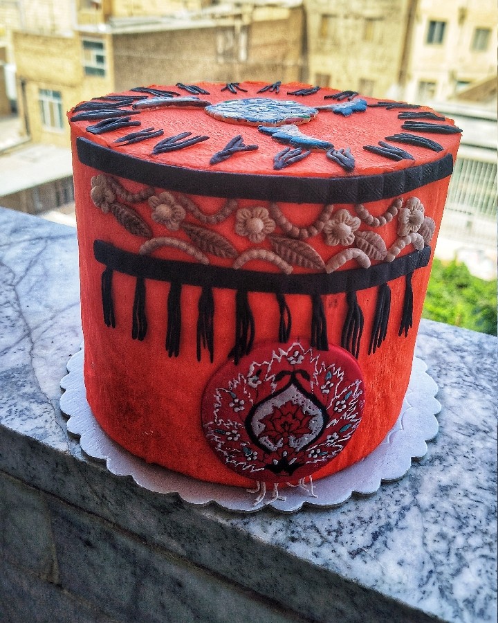 عکس ماکت کیک با تم فرش