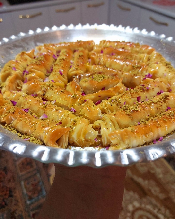 عکس باقلوا گردو