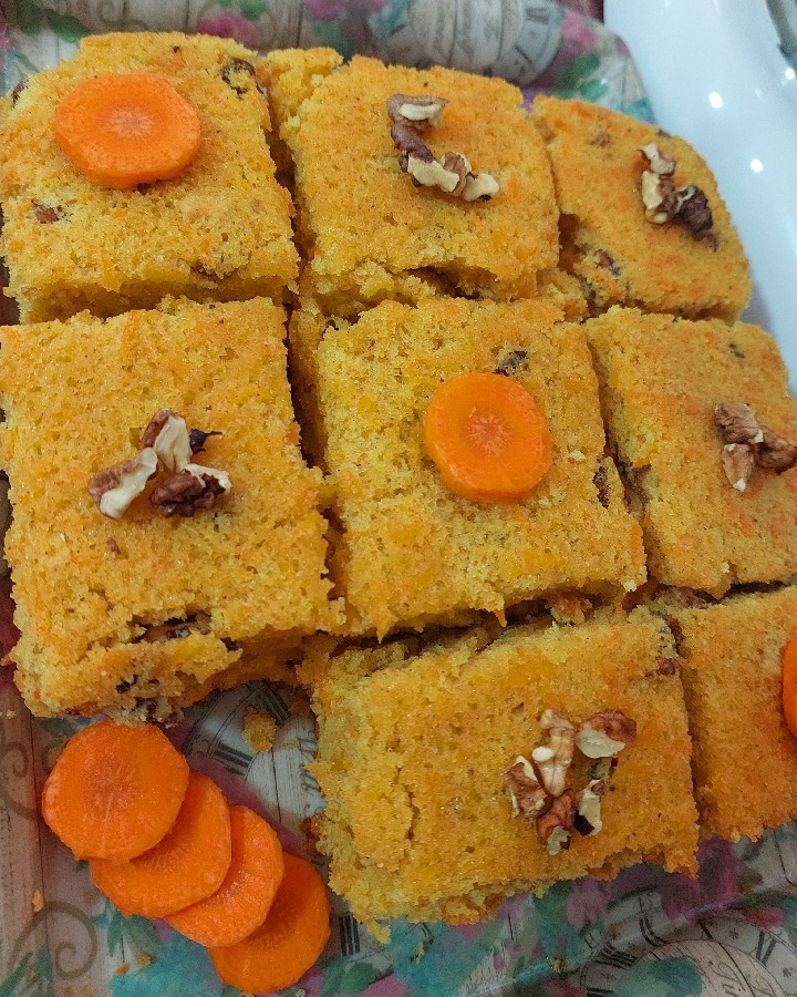 کیک هویج و گردو ☘️