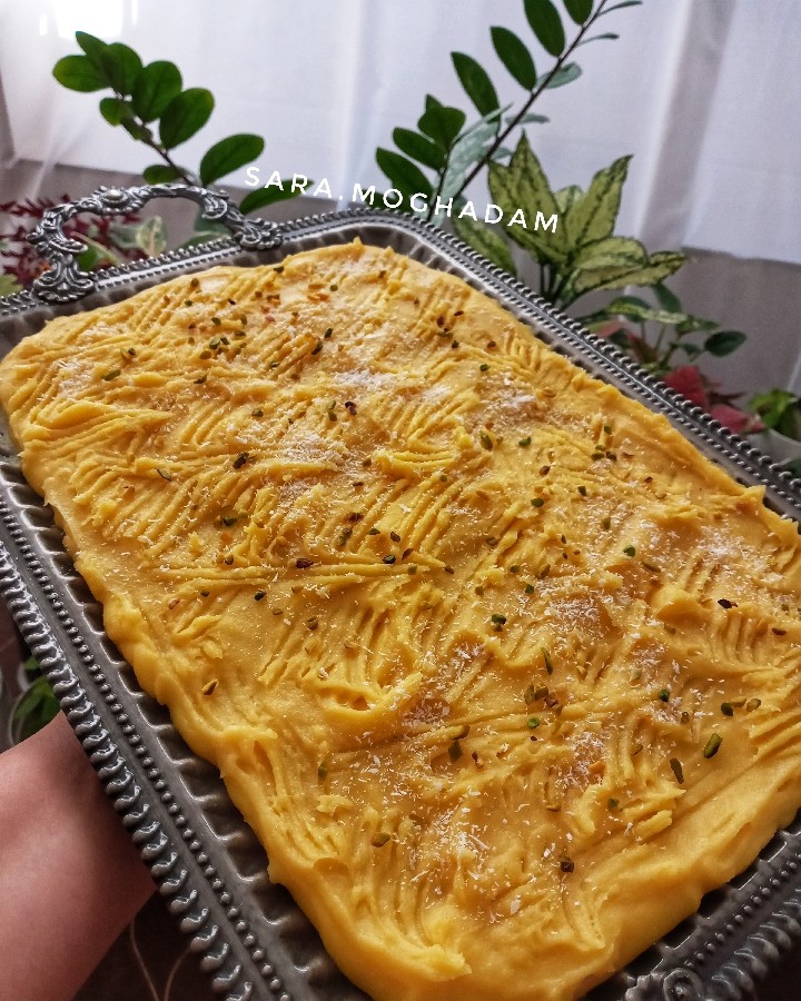 عکس حلوا شیر