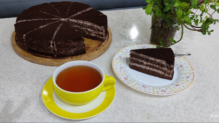 عکس کیک شکلاتی کافی شاپی