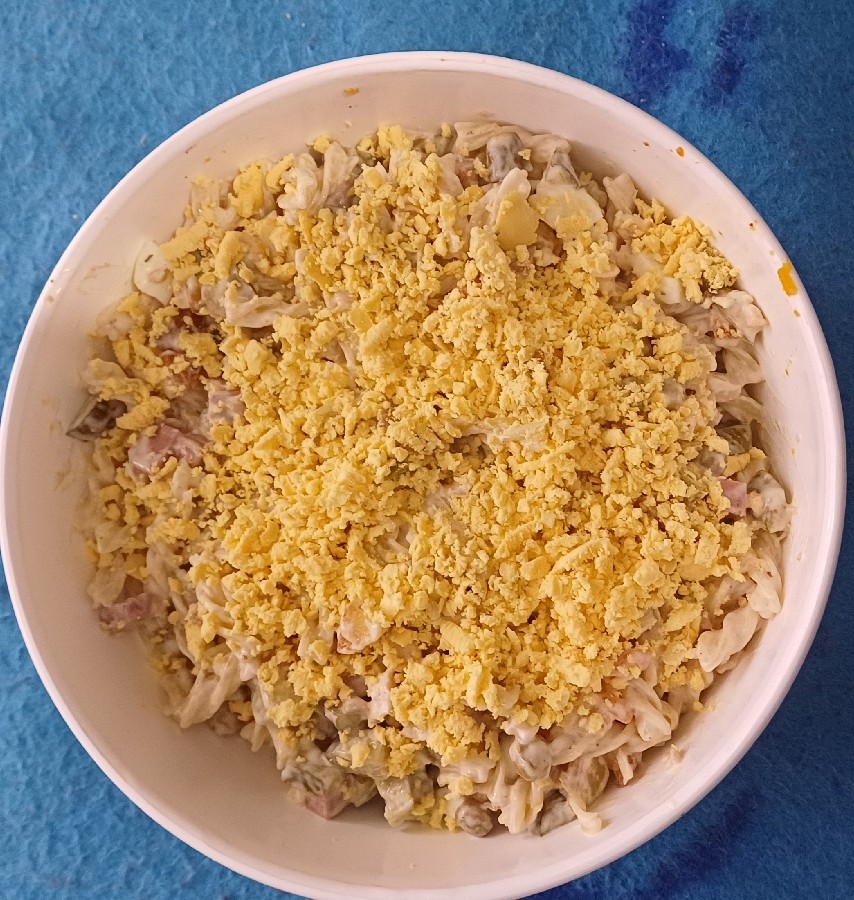 عکس سالاد ماکارونی ساده