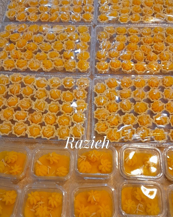 عکس حلوای زعفرانی 