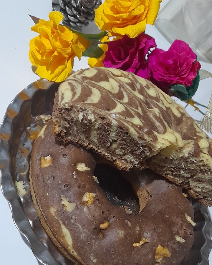 عکس کیک زبرا