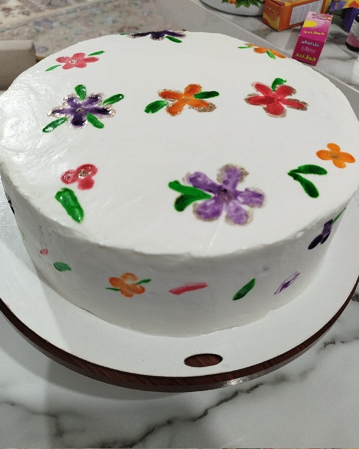 عکس کیک اسفنجی قنادی