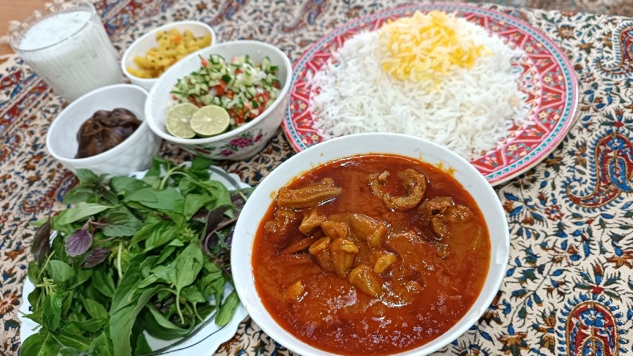 عکس خورشت بامیه (به سبک جنوب)