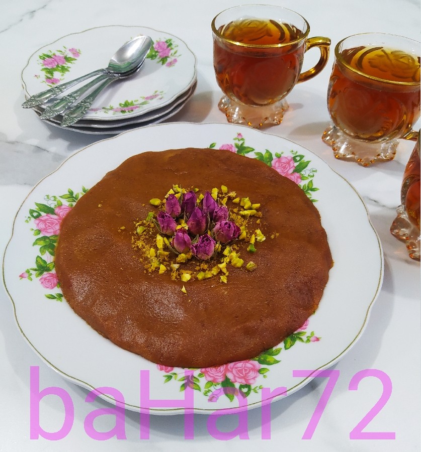 عکس حلوای آرد گندم 