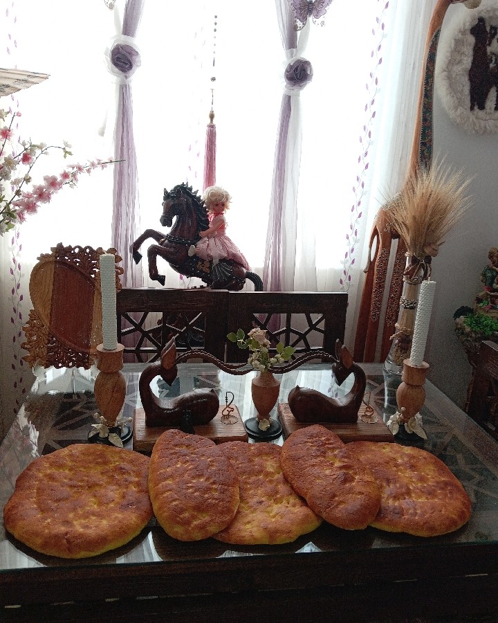 عکس فطیر سنتی به کمک آبجیم. 
