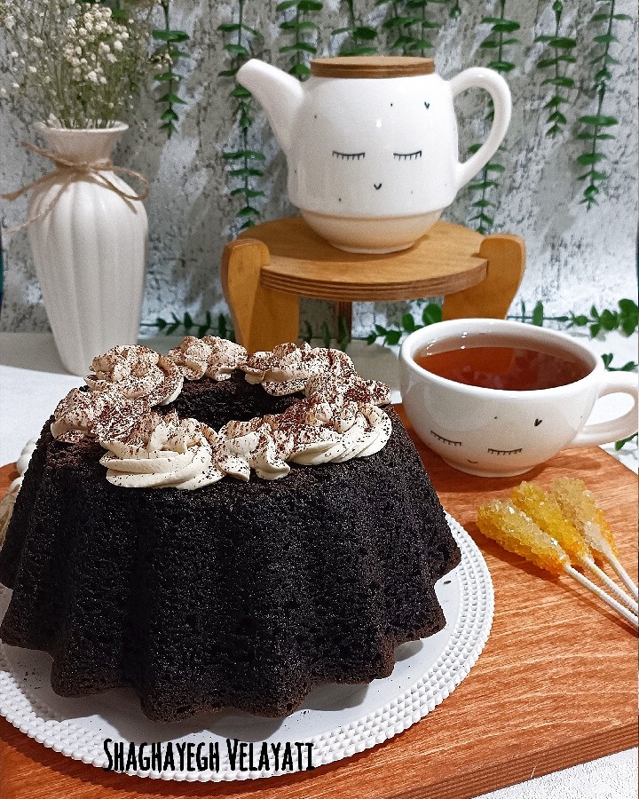 عکس کیک شکلاتی پنبه ای هایلایت دستورشو گذاشتم