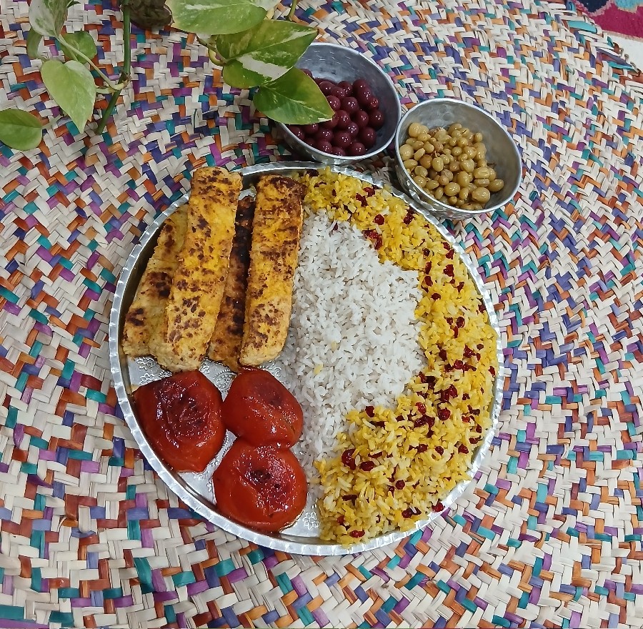 عکس کباب تابه ای مرغ