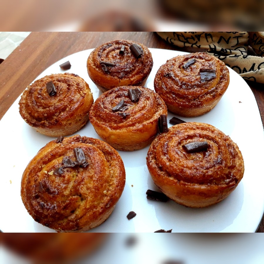 عکس رول دارچینی