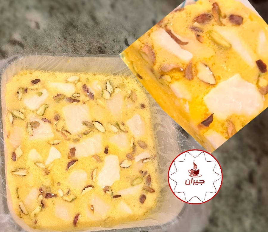 عکس بستنی سنتی زعفرانی