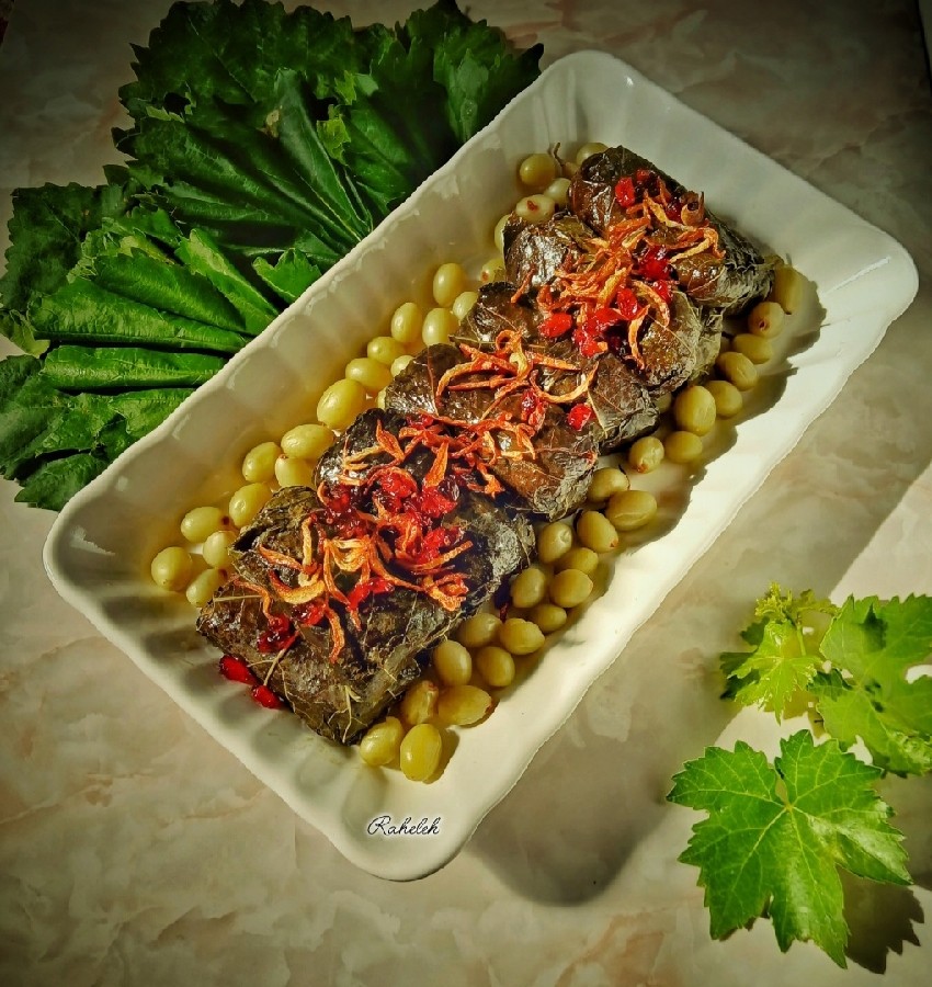 عکس دلمه برگ مو