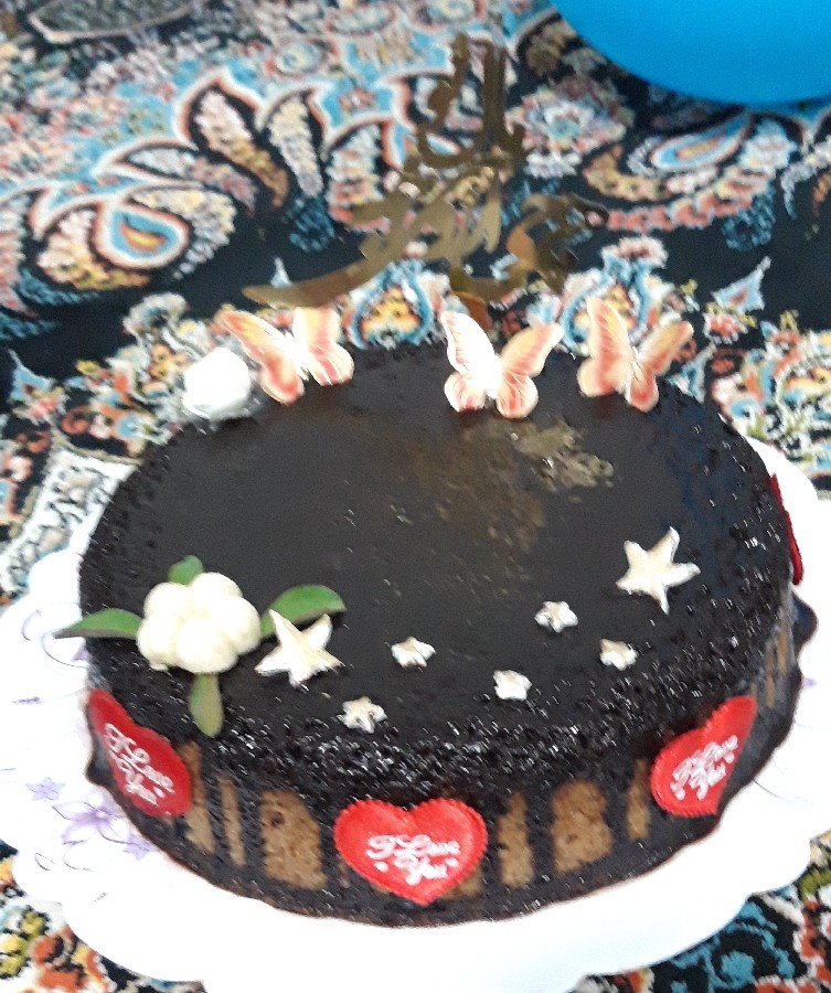 عکس کیک شکلاتی