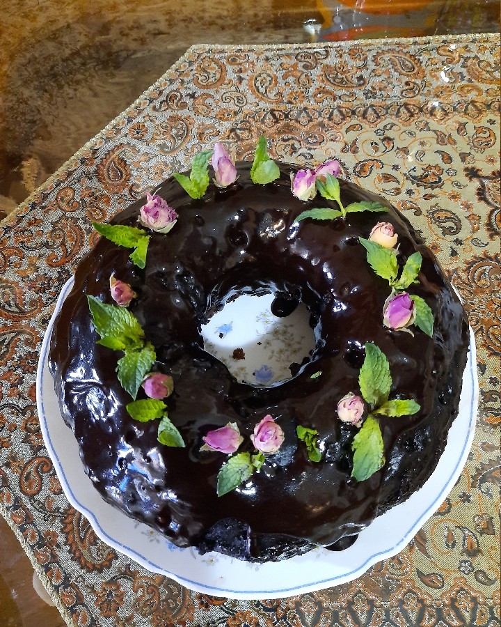 عکس کیک شکلاتی خیس