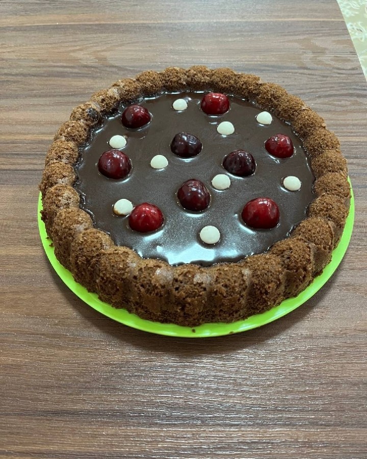 عکس  کیک شکلاتی باسس شکلات