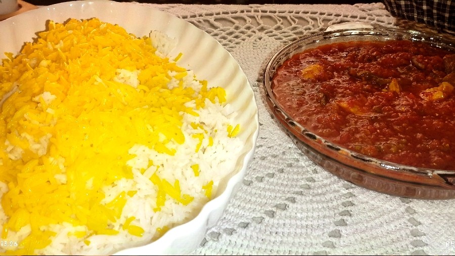 عکس خوراک بامیه