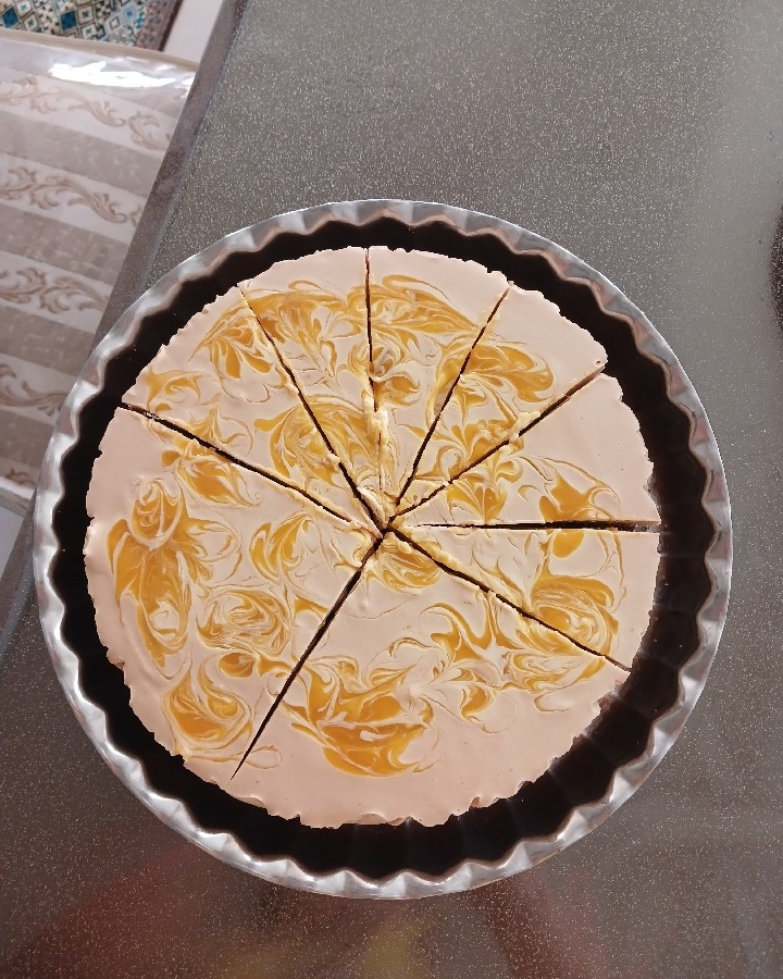 عکس چیز کیک انبه