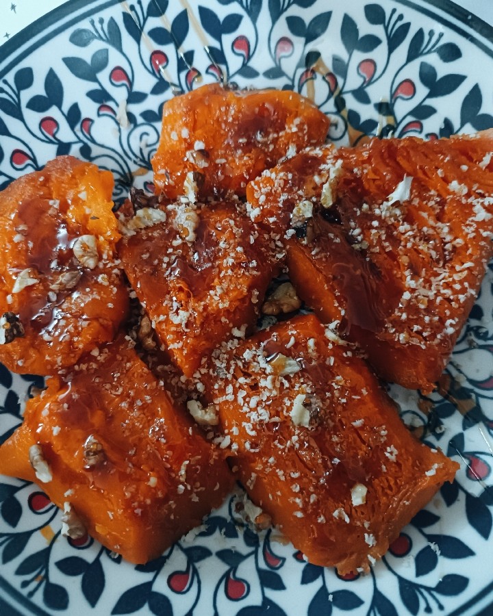 عکس دسر کدو حلوا