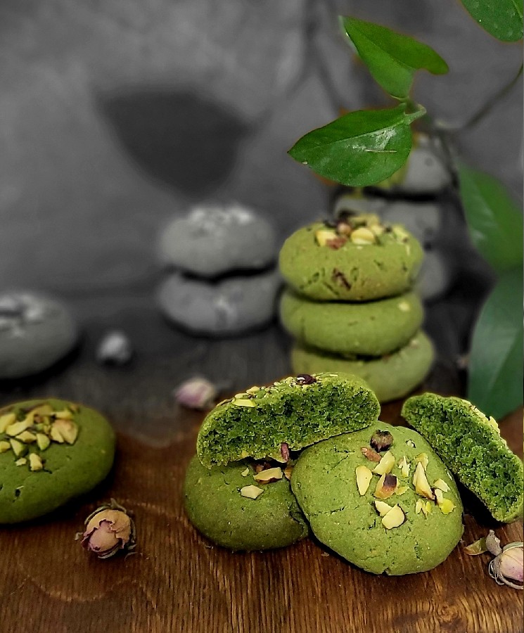 عکس کوکی پسته رژیمی