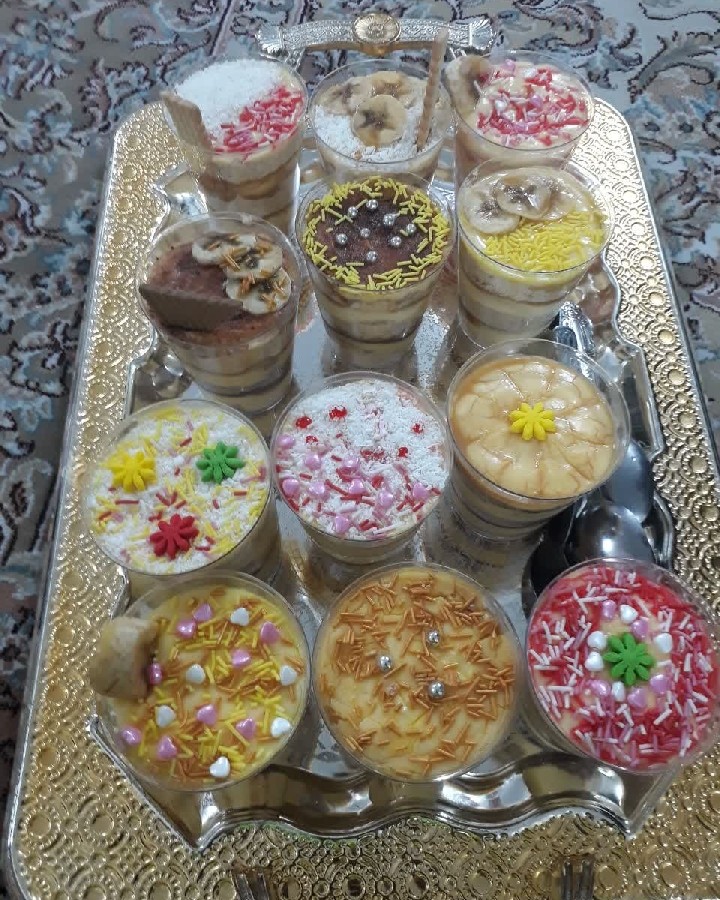 دسر پارافه ی موز