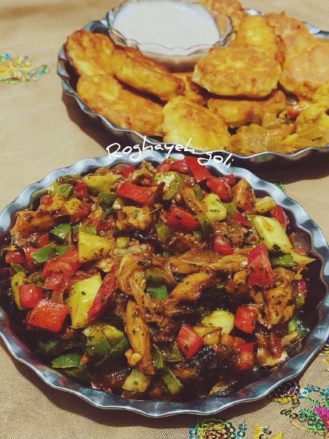 عکس سالادبادمجان(بیتنجانیه)