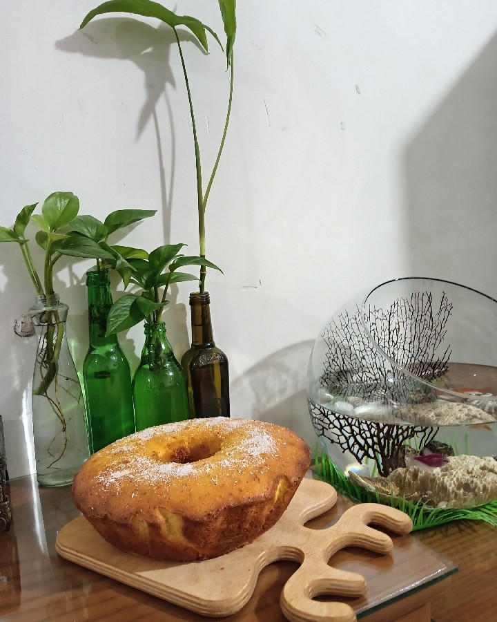 عکس کیک هل و گلاب و زعفران