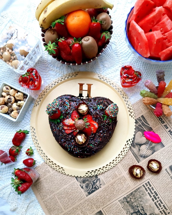 عکس کیک شکلاتی