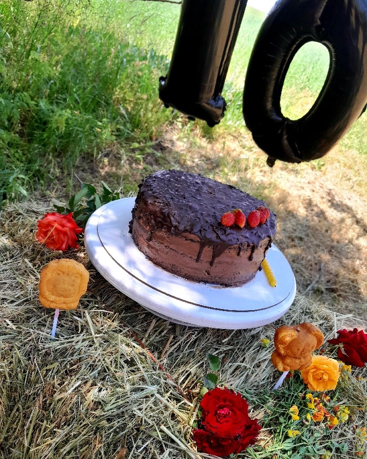 عکس کیک شکلاتی
