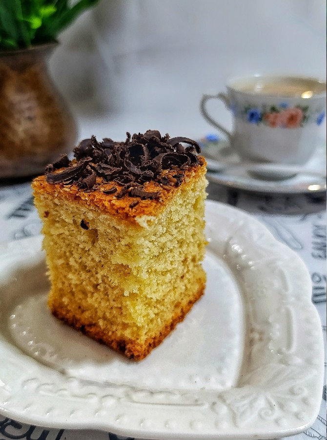 عکس کیک نارگیلی 