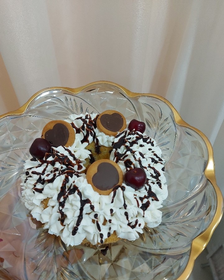 عکس کیک وانیلی