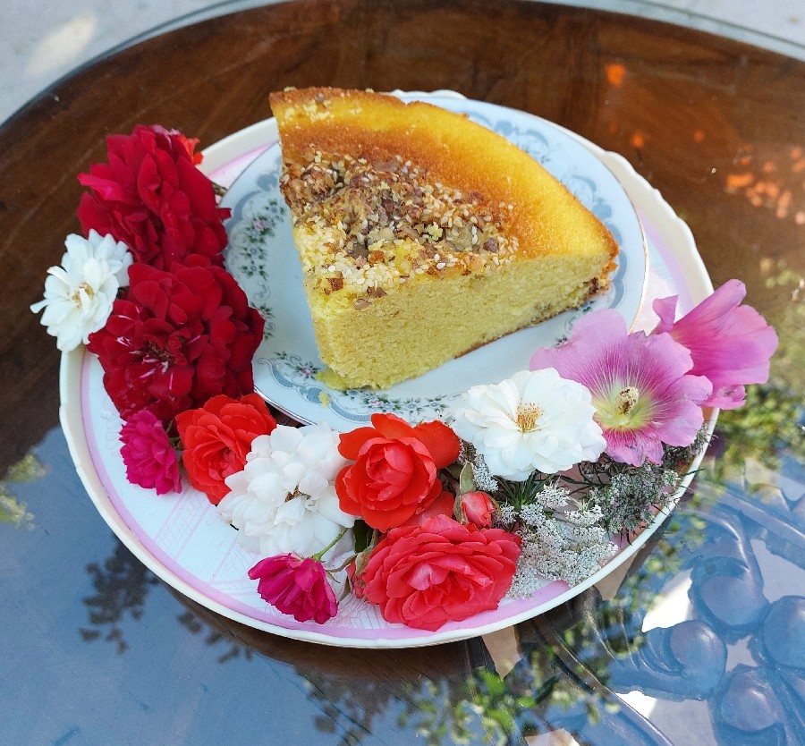 عکس کیک ساده خانگی