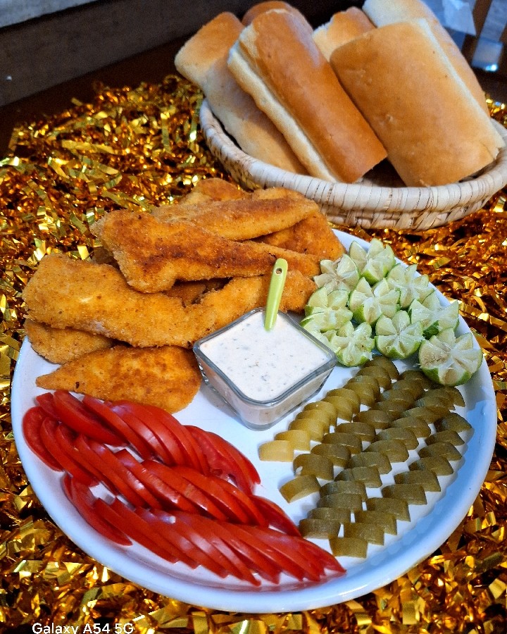 عکس شنیسل مرغ 