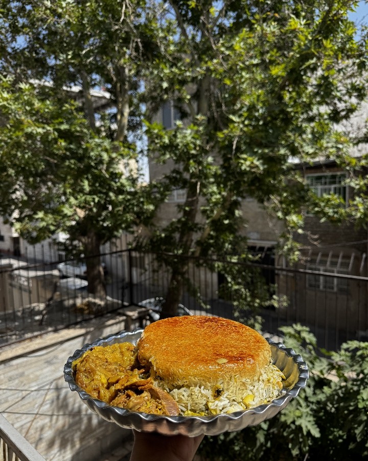عکس چلو گوشت و باقالی پلو