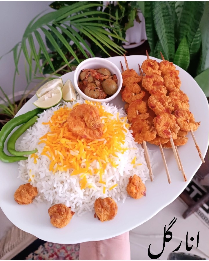 عکس میگو سرخ کرده 