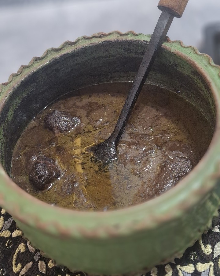 عکس فسنجون توی گمچ
با برنج محلی