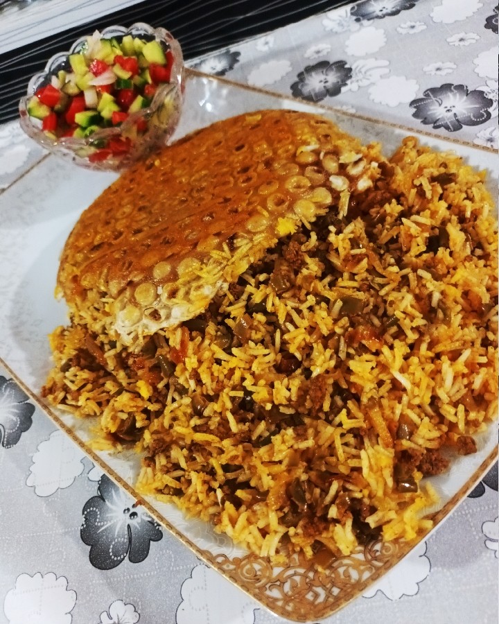 عکس لوبیا پلو