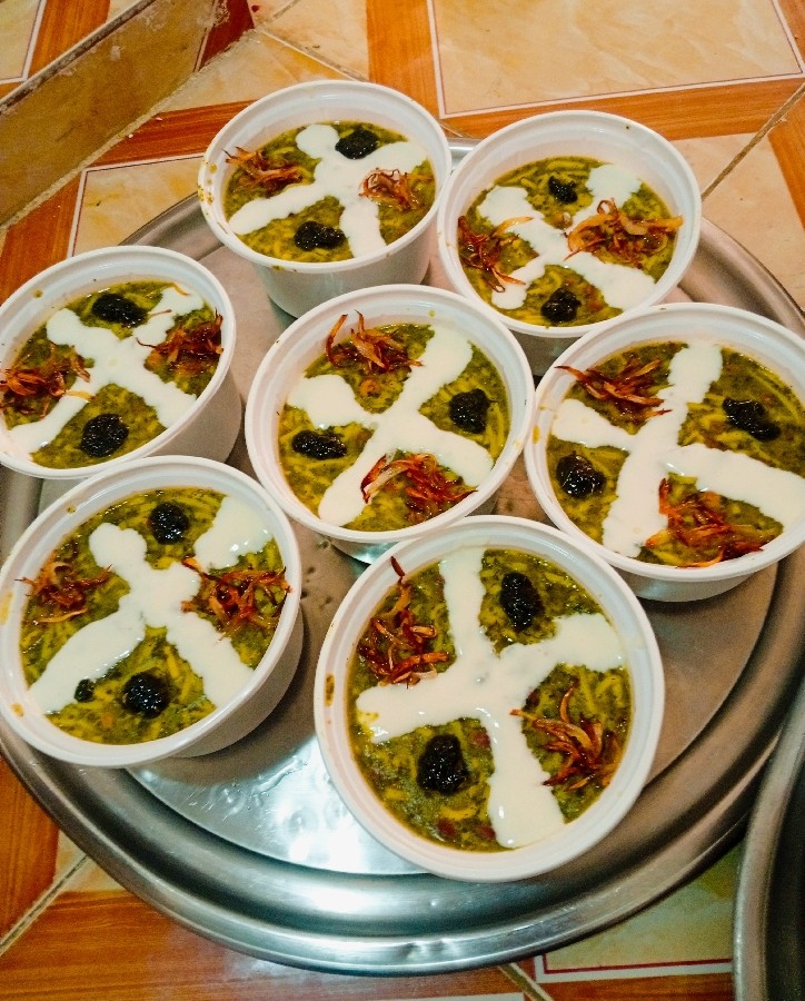 عکس آش رشته نذری