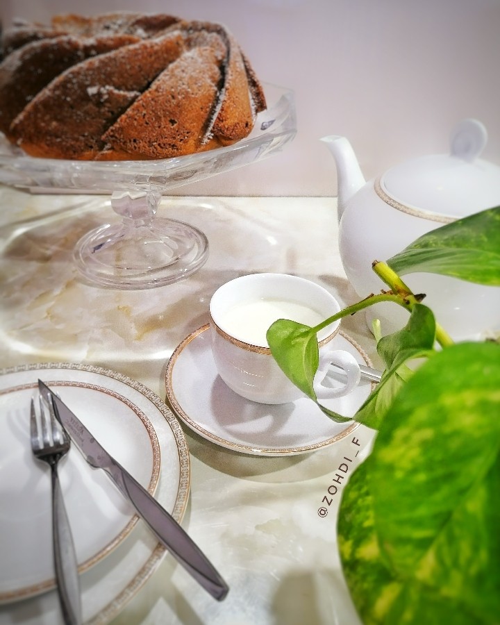 عکس کیک شکلاتی ساده