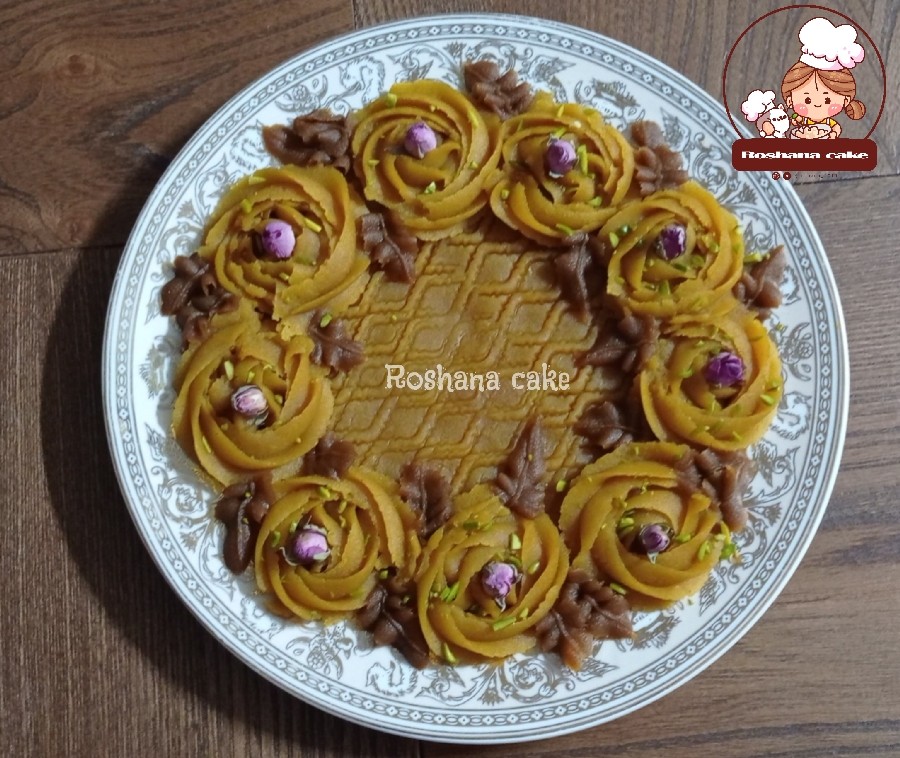 عکس حلوا سه آرد مجلسی 