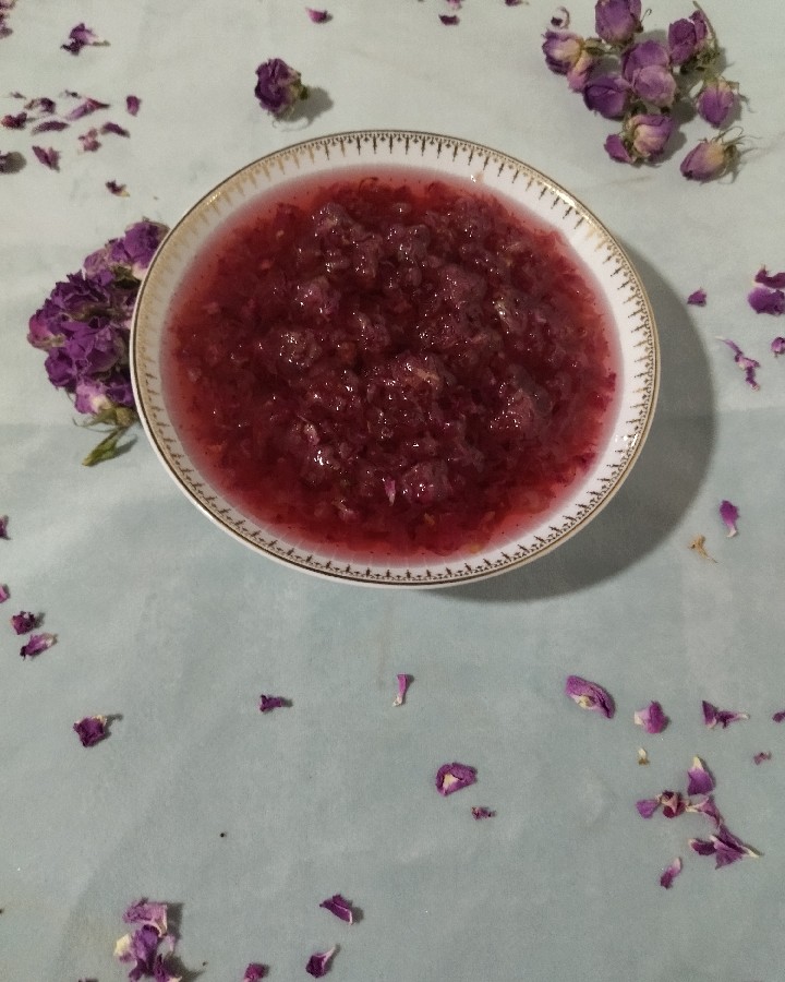 عکس مربای گل محمدی خوشمزه 