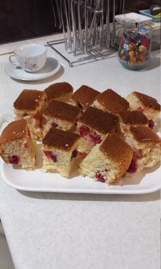 عکس کیک آلبالوو