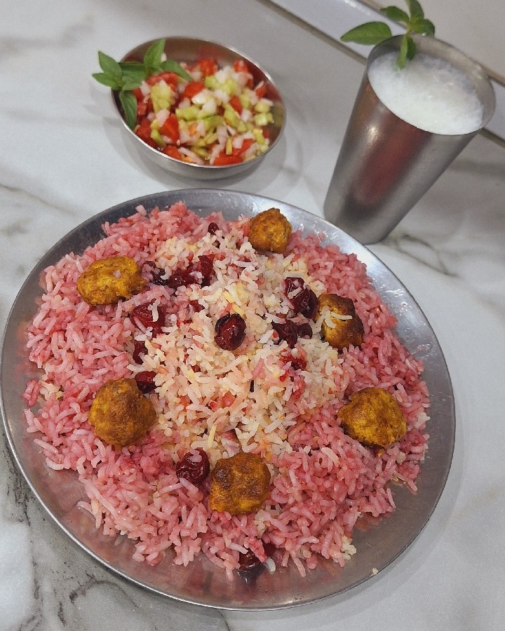 عکس آلبالو پلو