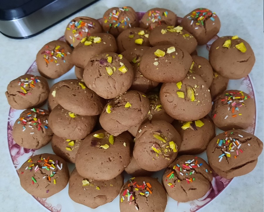 عکس کوکی شکلاتی ساده