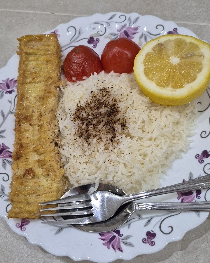 عکس کباب تابه ای مرغ 