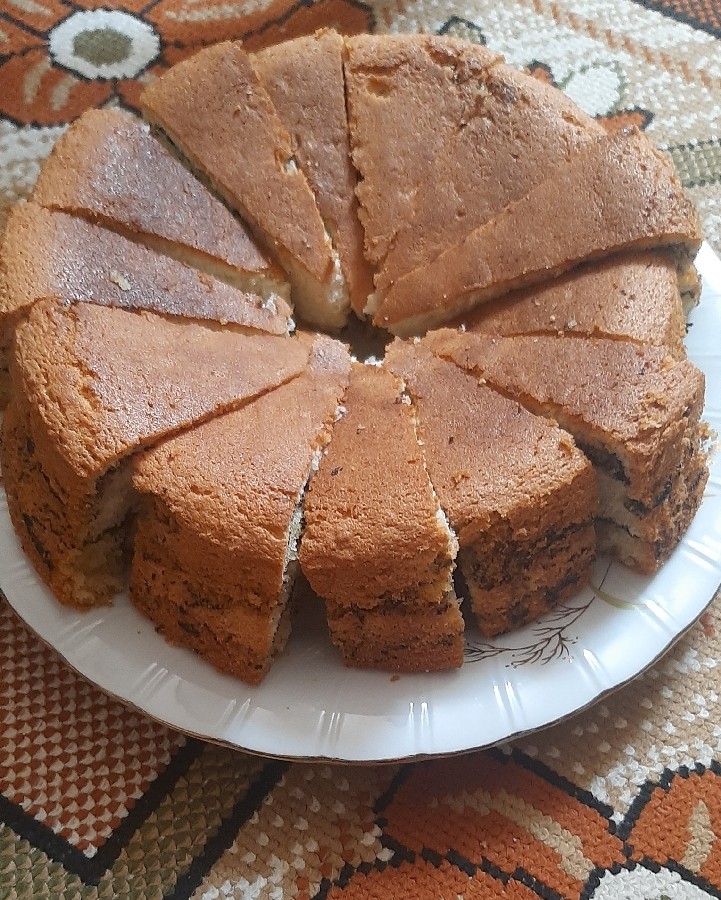 عکس کیک زرافه ای