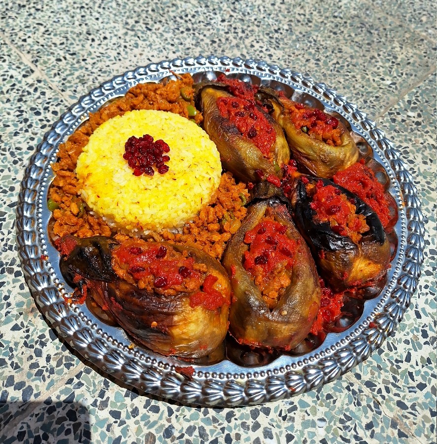 عکس بادمجون شکم پر