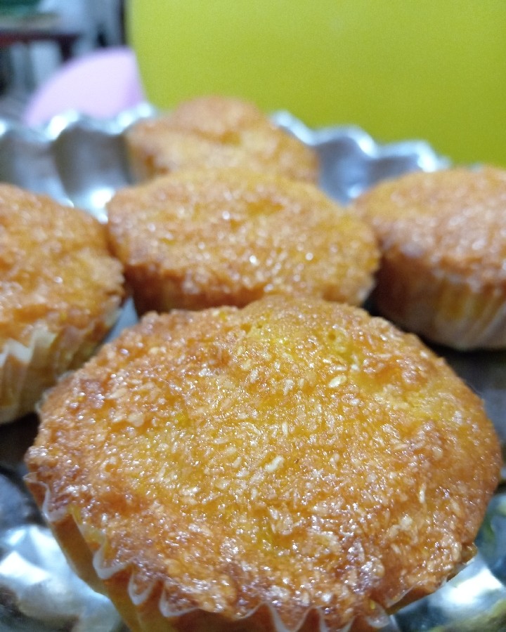 عکس کیک با رویه ی نارگیلی شربتی